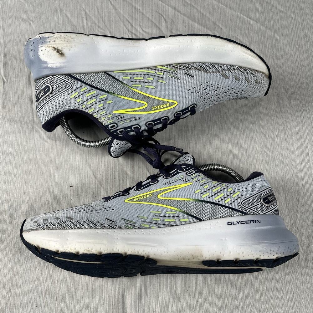 Brooks Glycerin GTS 20 Womens Size 10 Blue Running Fitness Gym Shoes 1203701B416